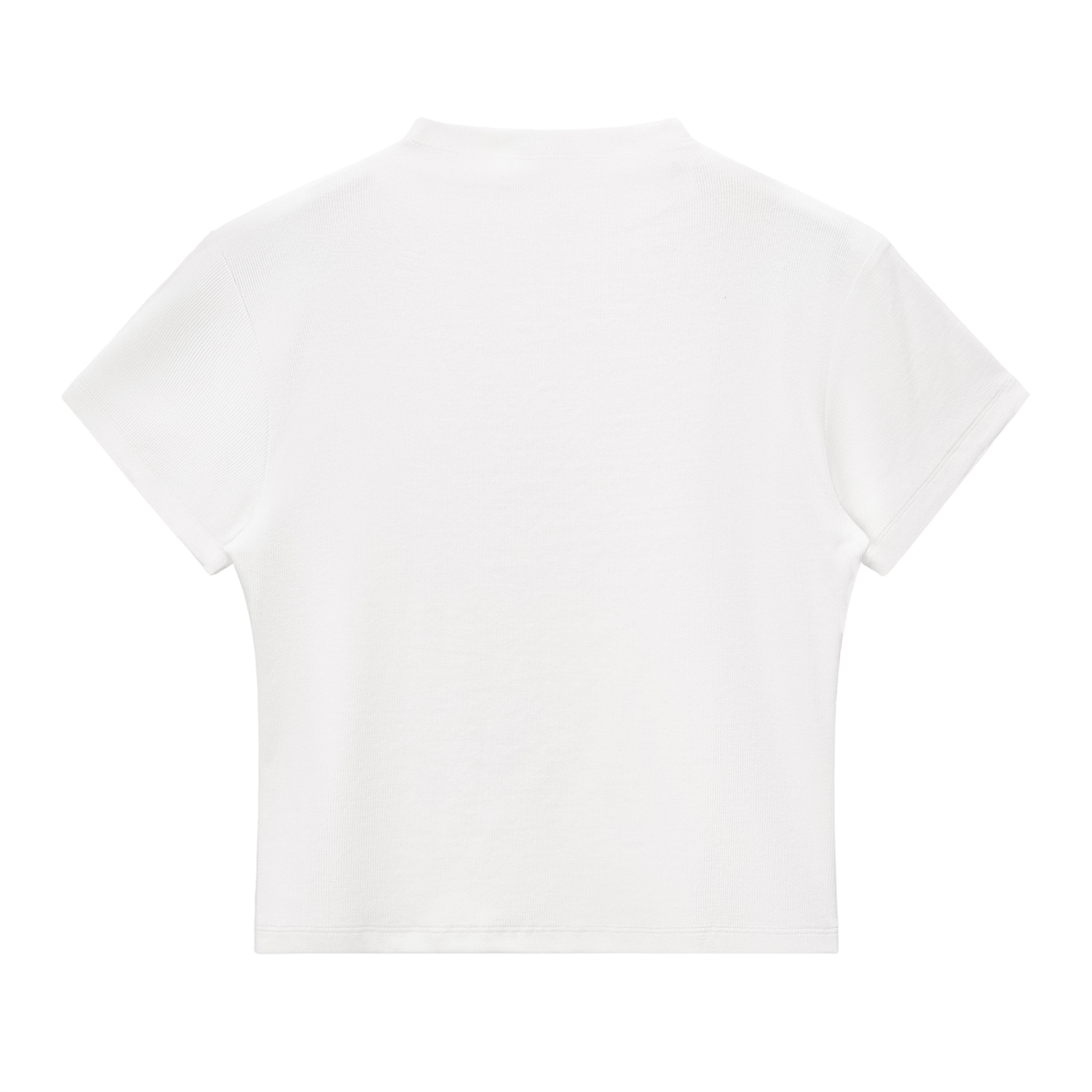 Evil Eye Crop Top White
