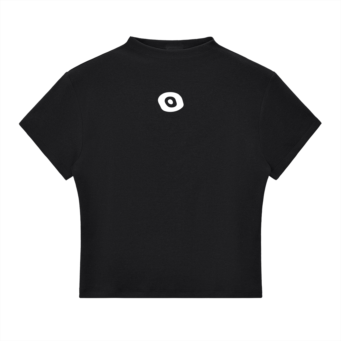 Evil Eye Crop Black