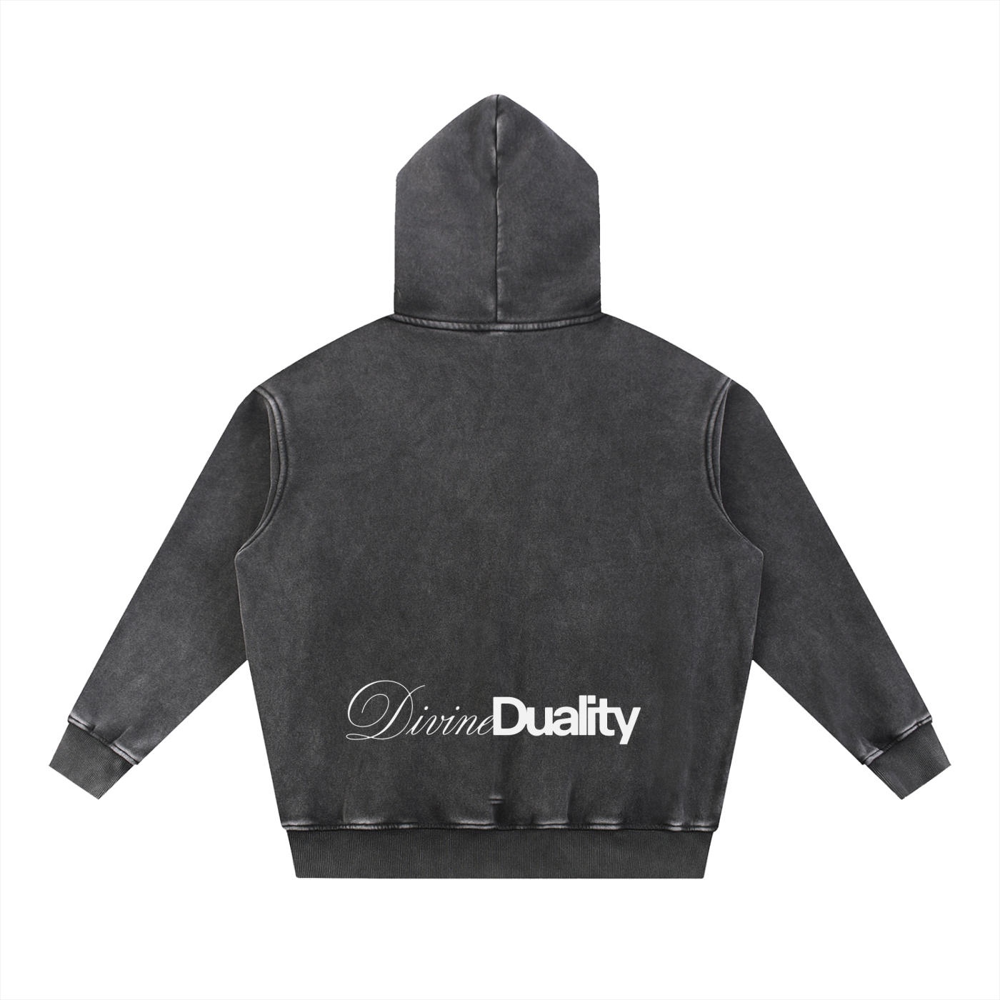 Snow Wash Fleece Oversize Hoodie