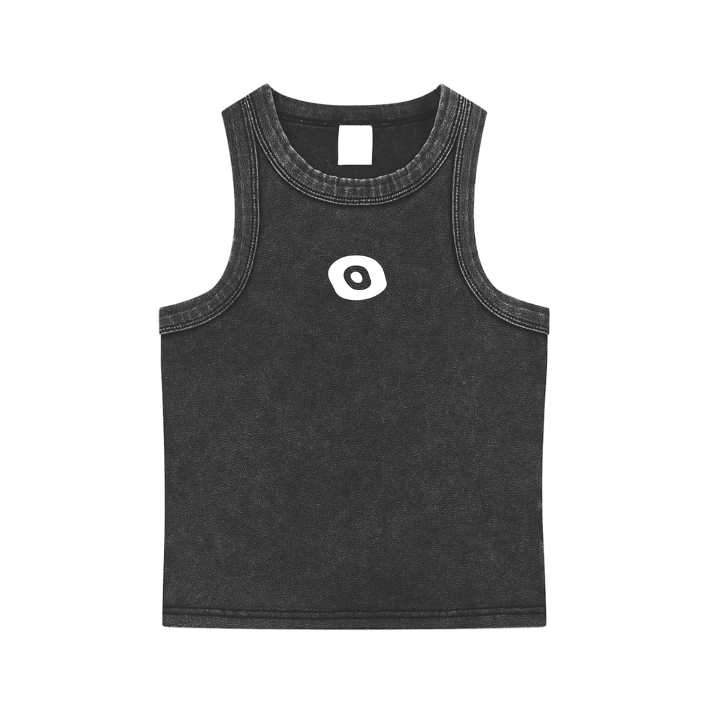 Evil Eye Snow Washed Tank Top