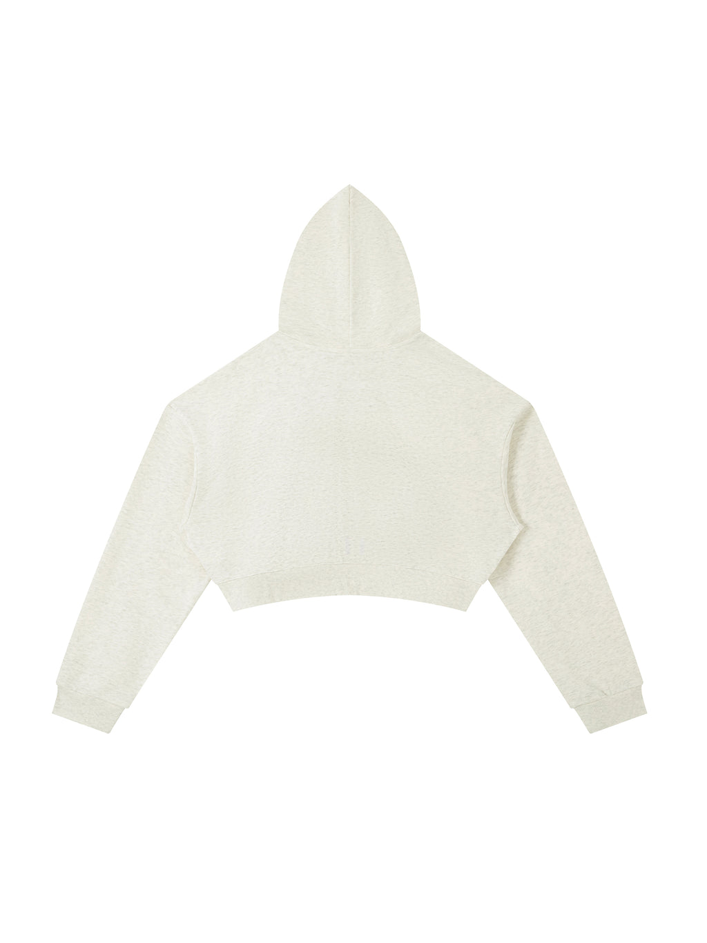Essential Cropped Zip-Up Hoodie